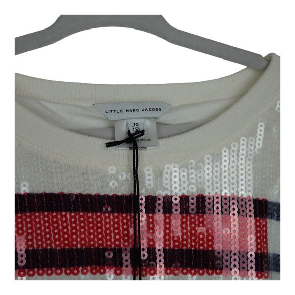 NWT Little Marc Jacobs Woven Sweater‎ Girls size 10 - Picture 5 of 7